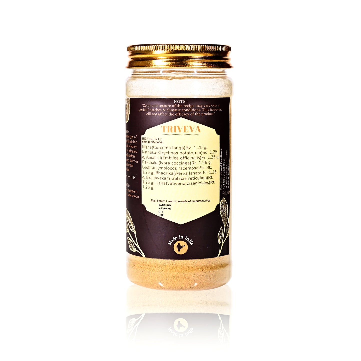 Triveva's Authentic Ayurvedic Nisakathakadi Kwath Choornam