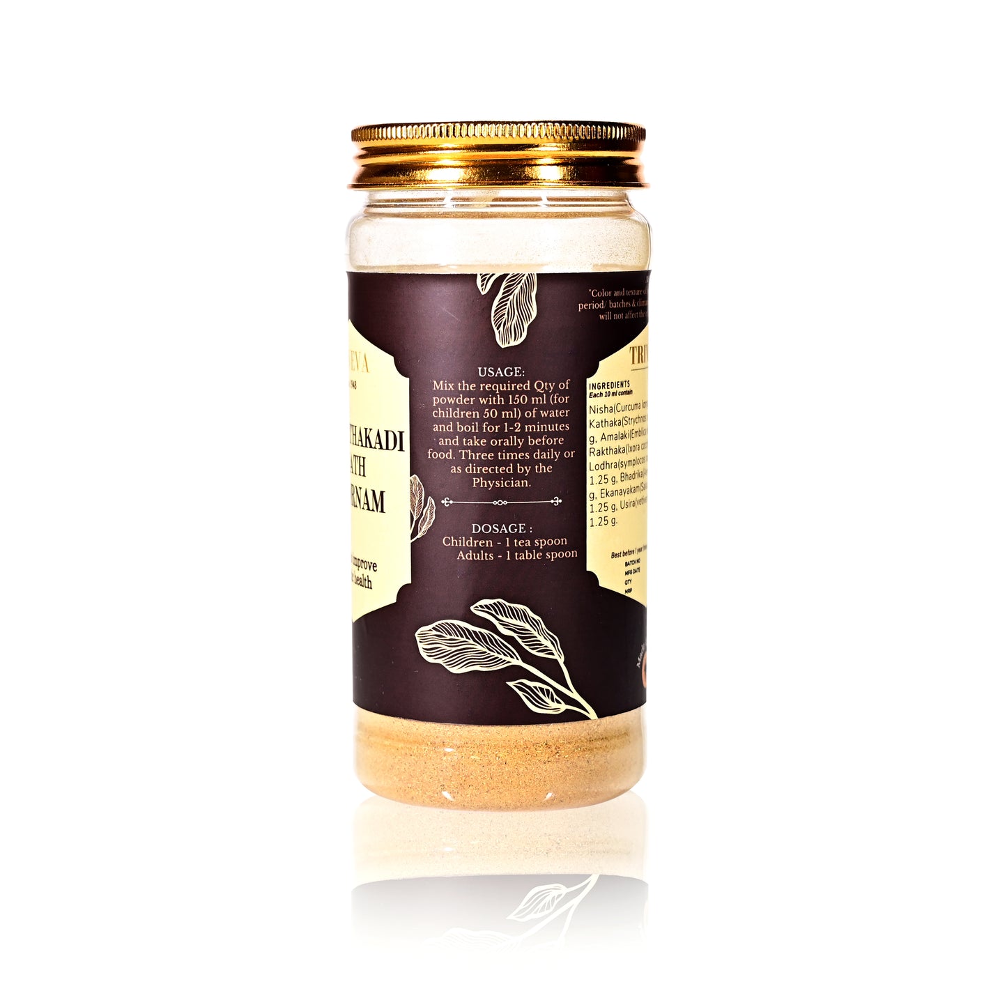 Triveva's Authentic Ayurvedic Nisakathakadi Kwath Choornam