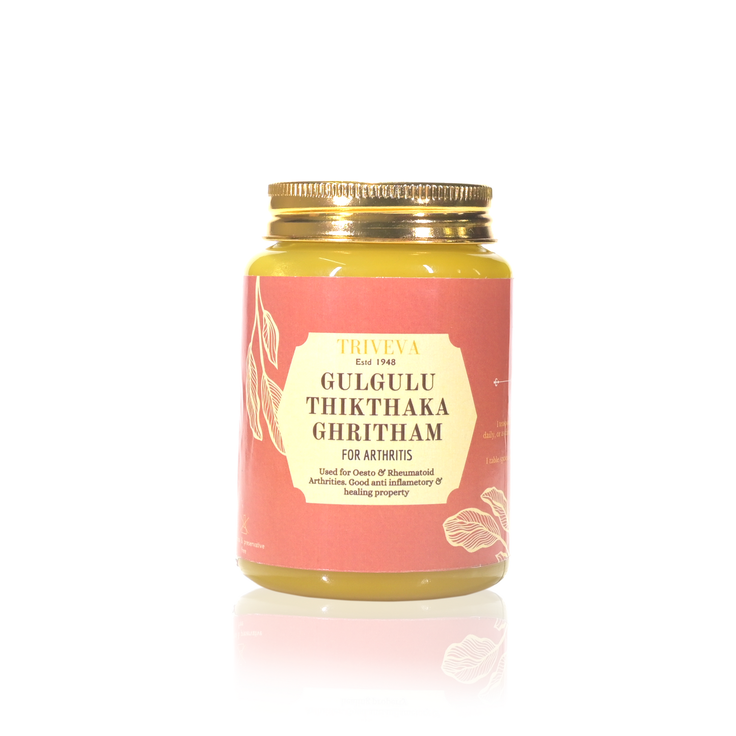 Triveva's Authentic Ayurvedic Gulguluthikthakam Ghritham