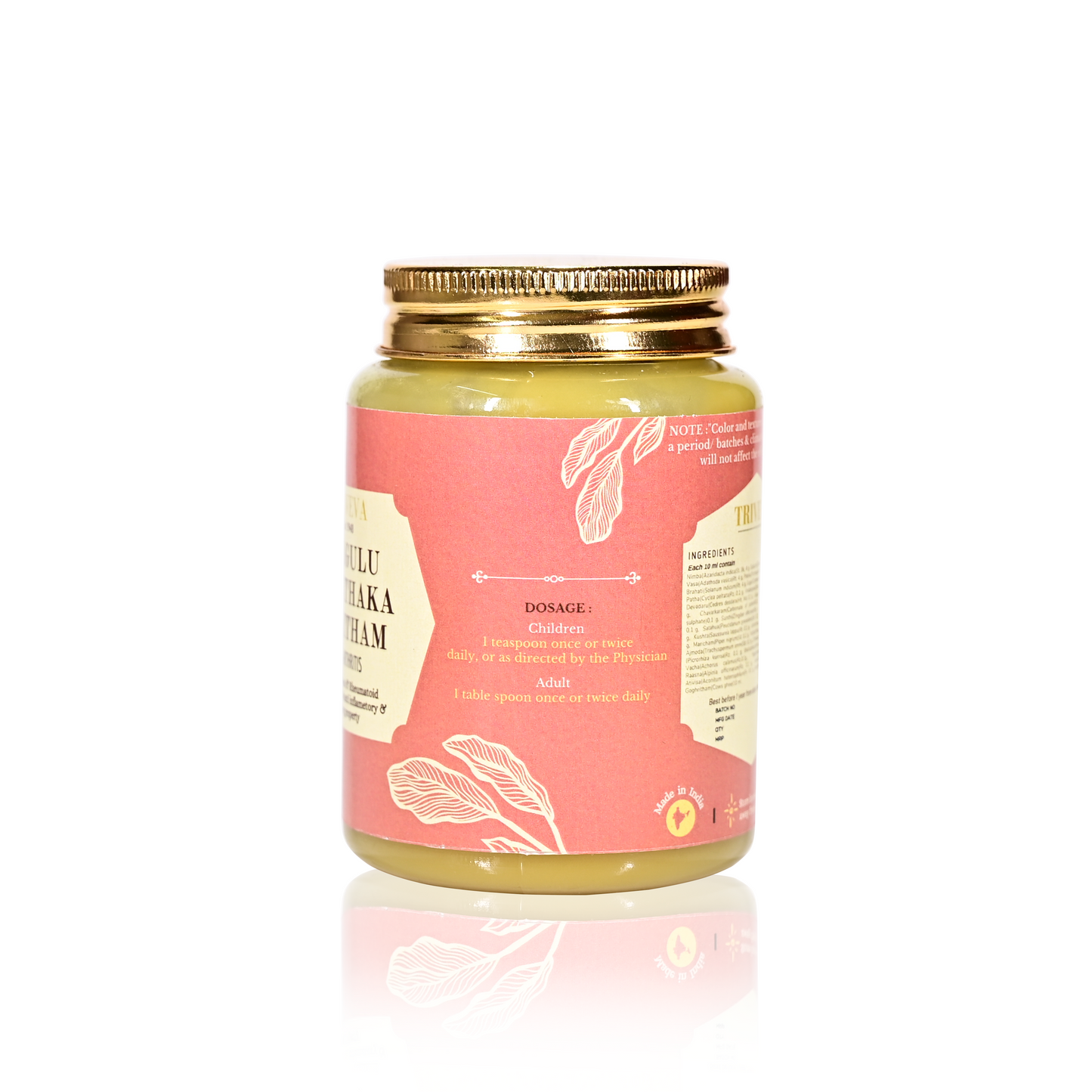 Triveva's Authentic Ayurvedic Gulguluthikthakam Ghritham