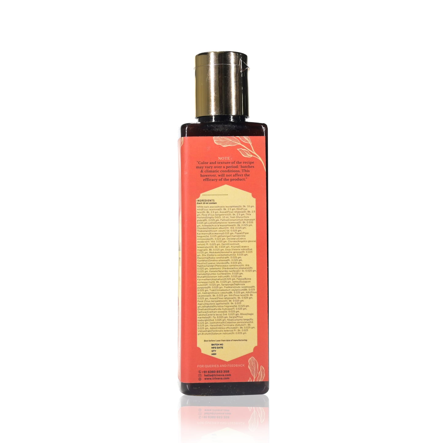 Triveva's Authentic Ayurvedic Arimedadi Thailam (200 Ml)