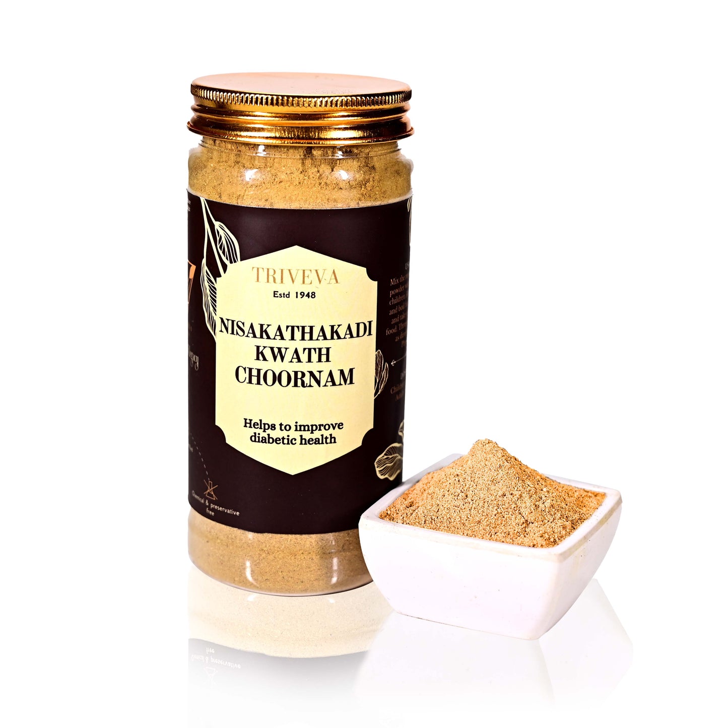 Triveva's Authentic Ayurvedic Nisakathakadi Kwath Choornam