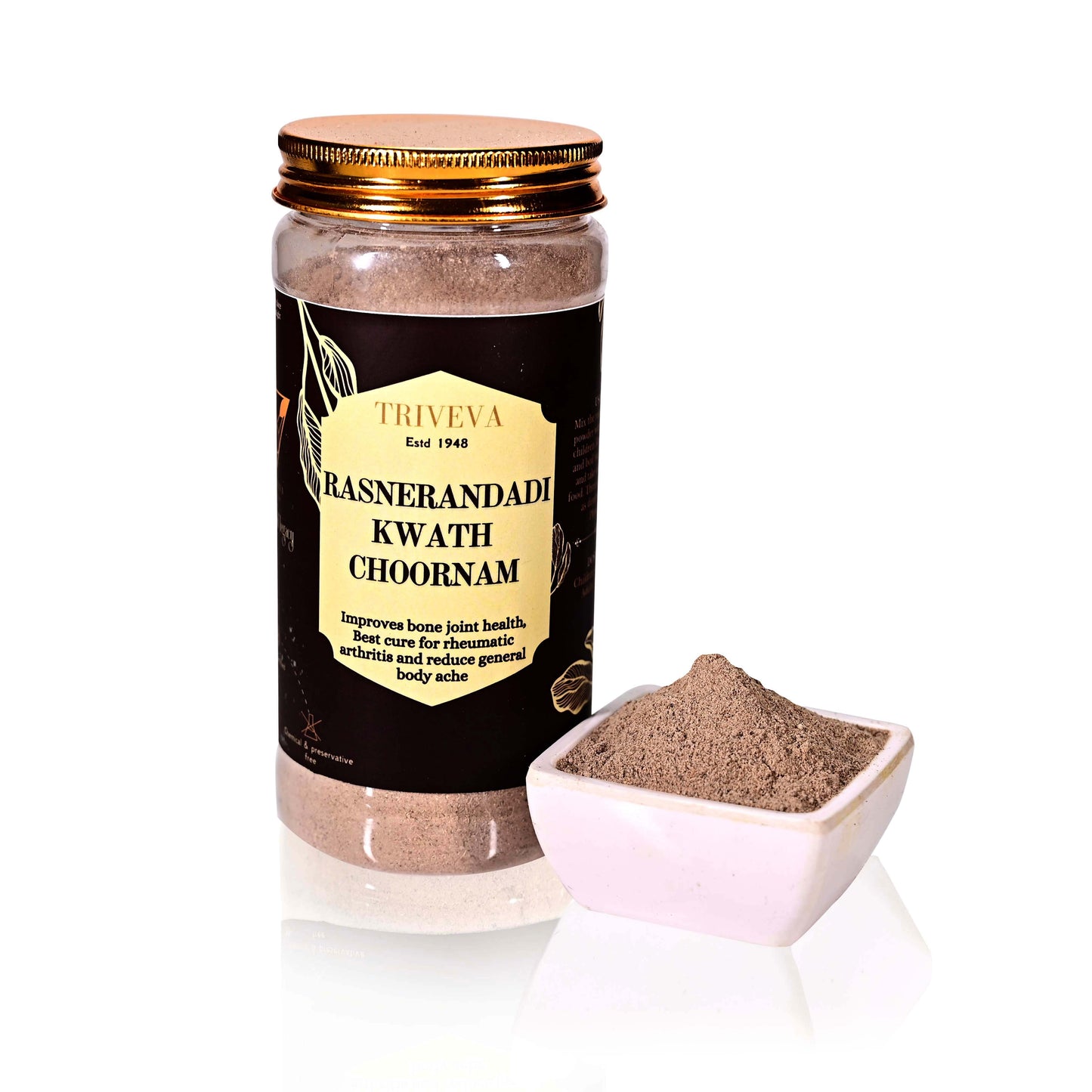 Triveva's Authentic Ayurvedic Rasnairandadi Kwath Choornam