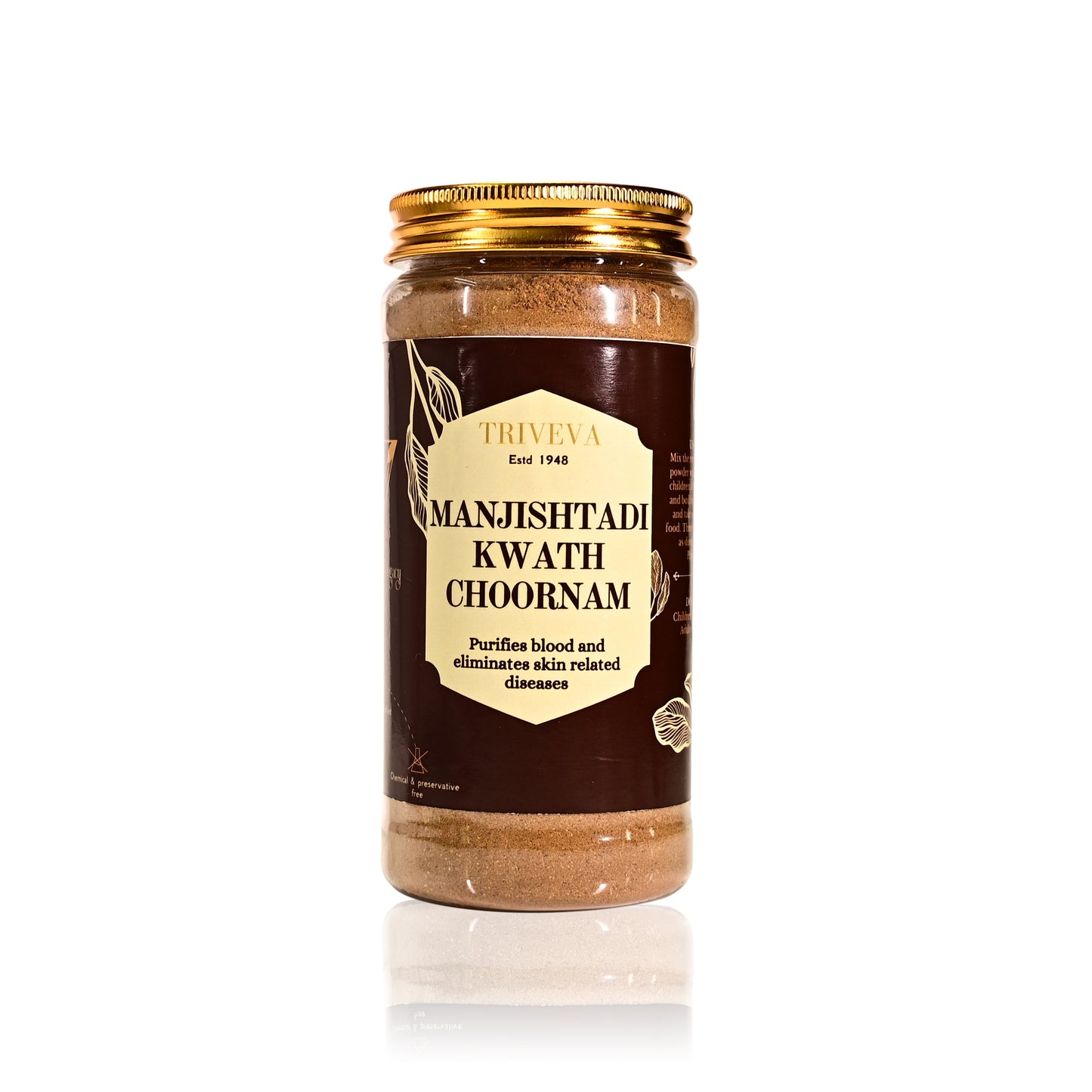 Triveva's Authentic Ayurvedic Manjishtadi Kwath Choornam