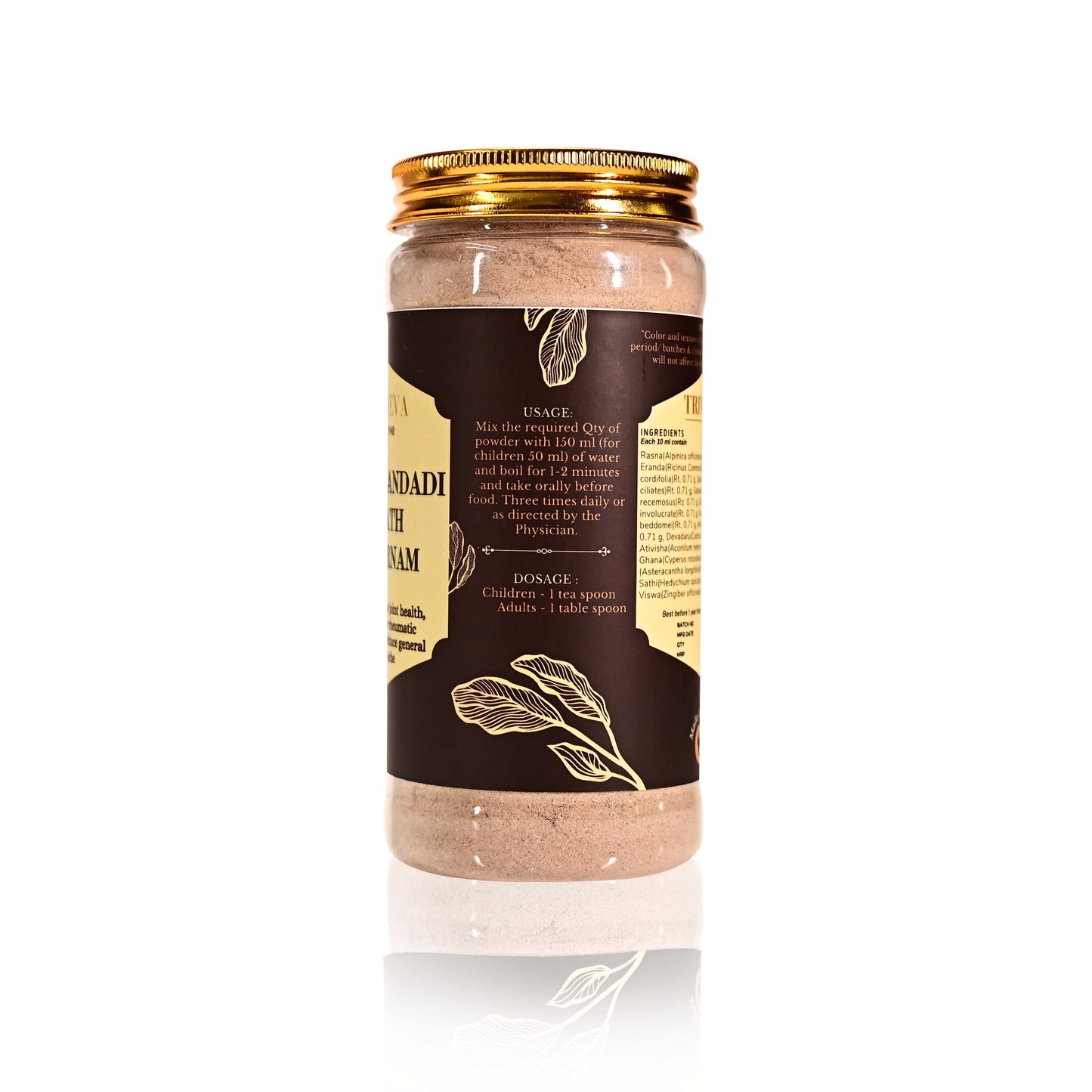 Triveva's Authentic Ayurvedic Rasnairandadi Kwath Choornam