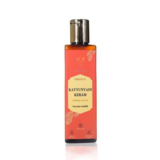 Triveva's Authentic Ayurvedic Kayyunyadi Keram for a Healthy Hair