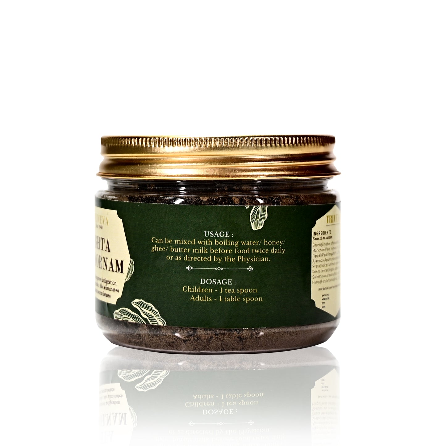 Triveva's Authentic Ayurvedic Asta Choornam