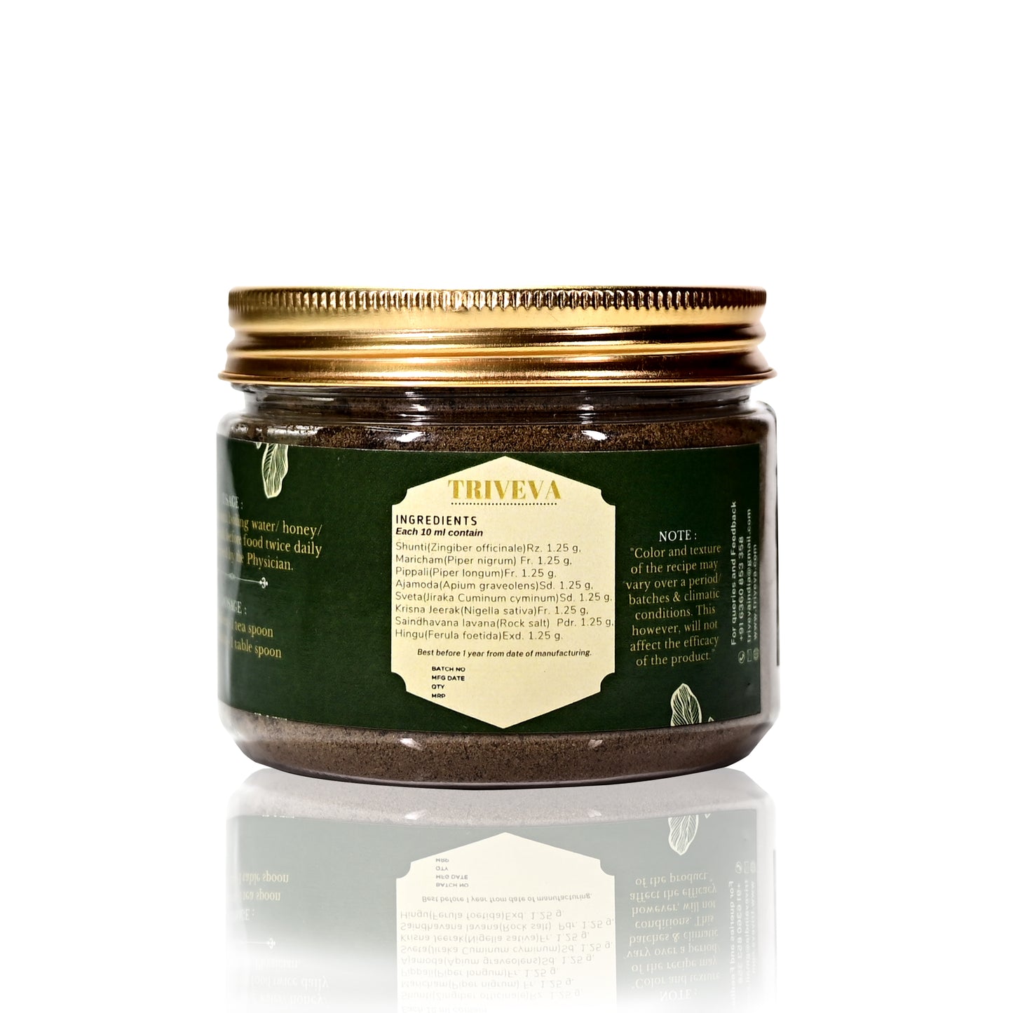 Triveva's Authentic Ayurvedic Asta Choornam