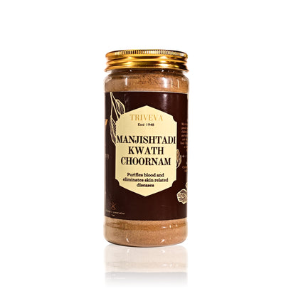 Triveva's Authentic Ayurvedic Manjishtadi Kwath Choornam