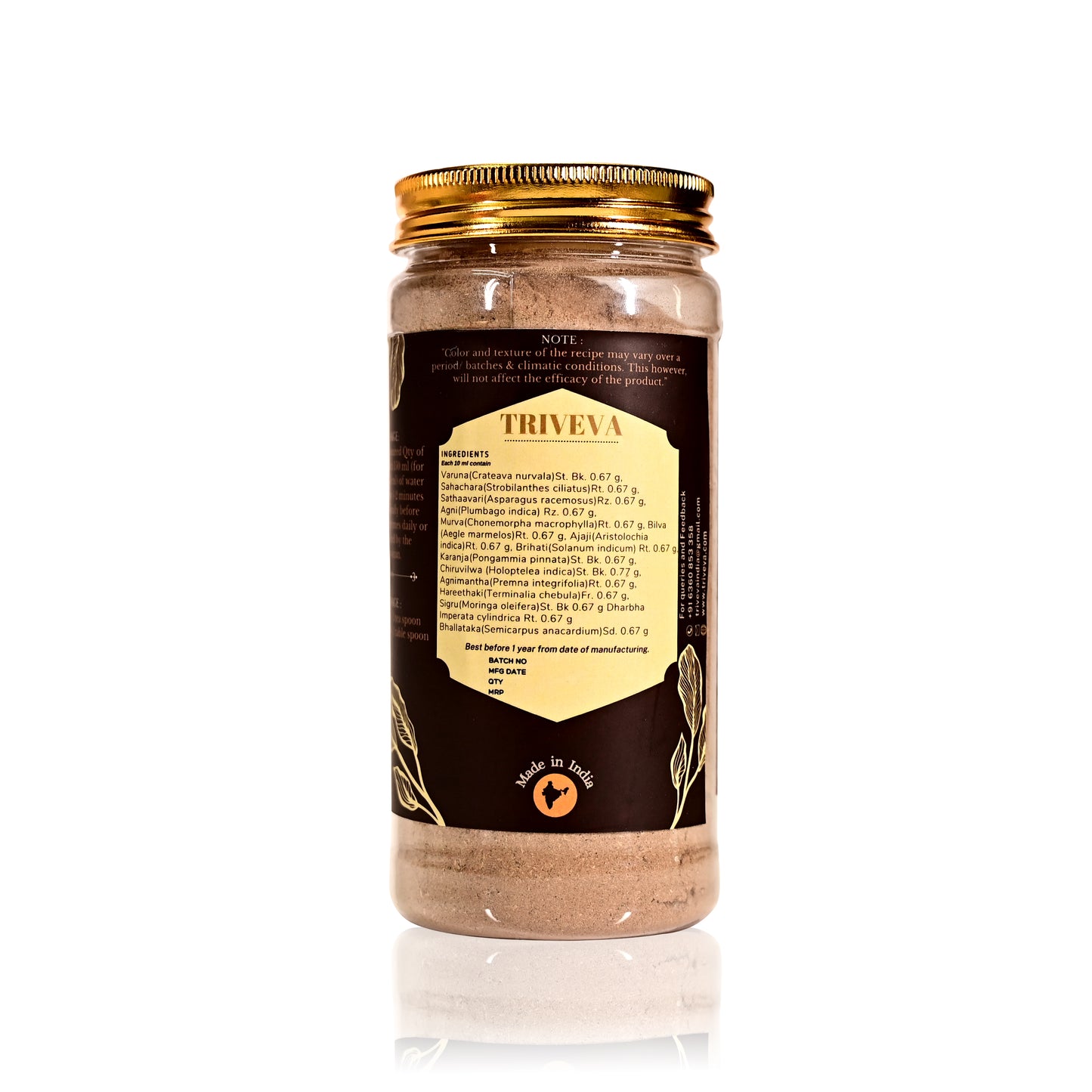 Triveva's Authentic Ayurvedic Varanadi Kwath Choornam