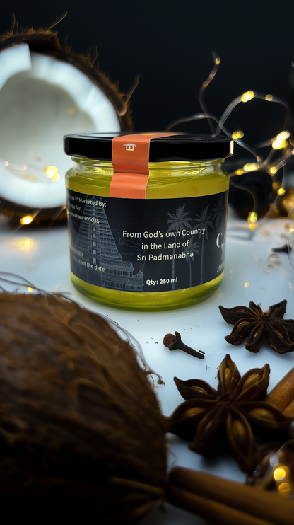 Virgin Coconut Oil Infused With Turmeric - 300 ml