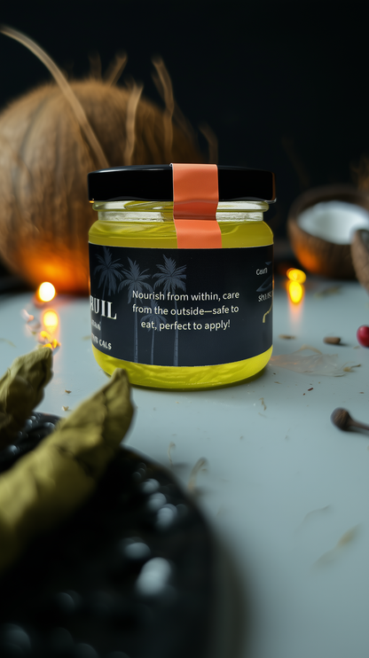 Virgin Coconut Oil Infused With Turmeric - 300 ml